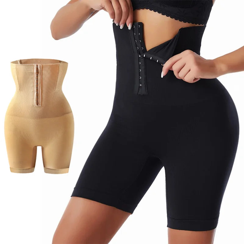 Cinta Modeladoras com Alongamento, Controle de Abdômen, Shorts Modeladores Femininos